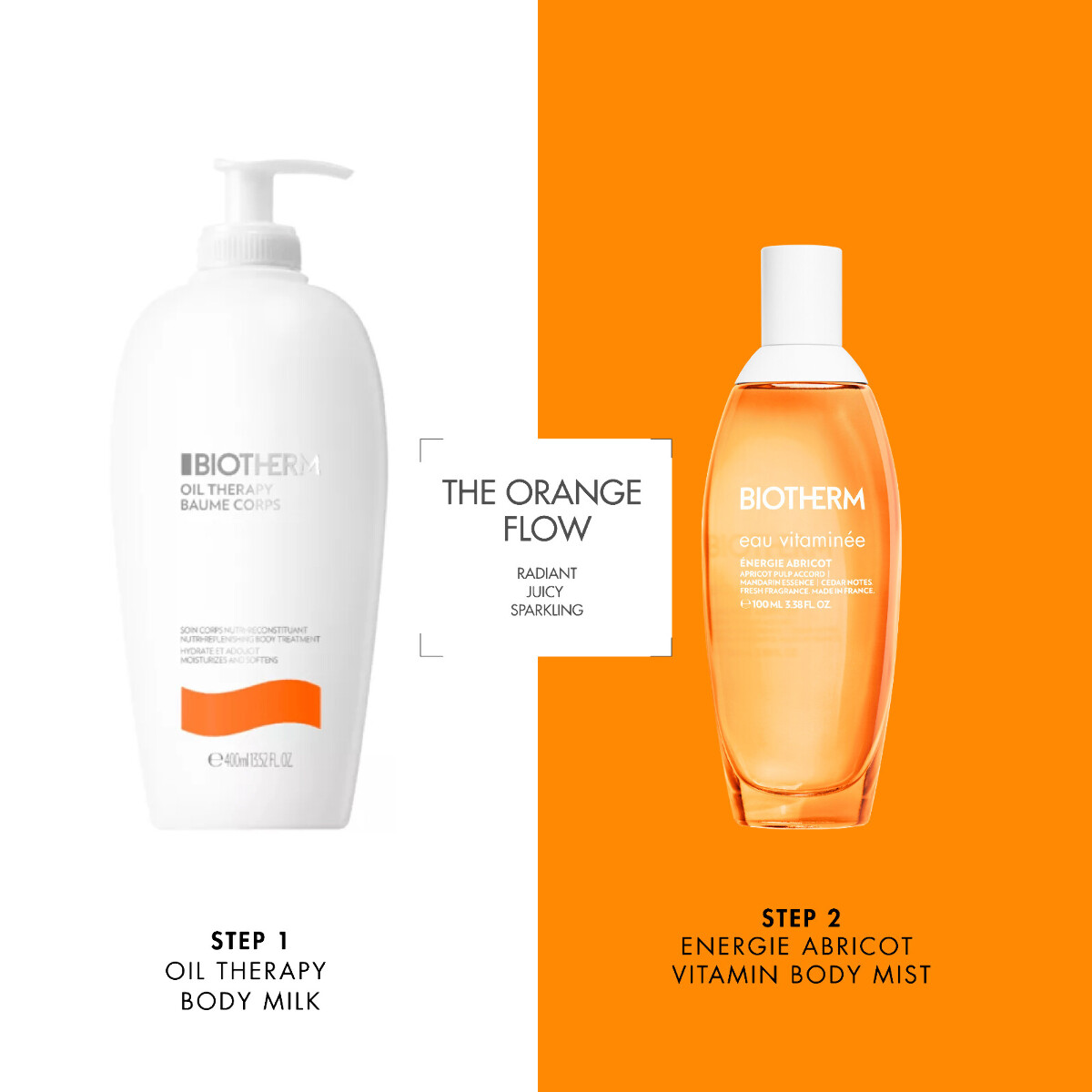 Eau Vitaminée Énergie Abricot Body Mist